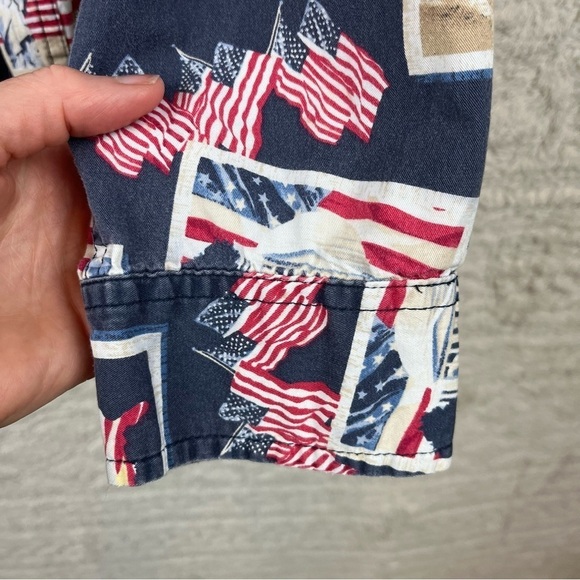 Vintage COTTON TRADERS SPORT Men's USA PATRIOTIC shirt XXL - Picture 13 of 15